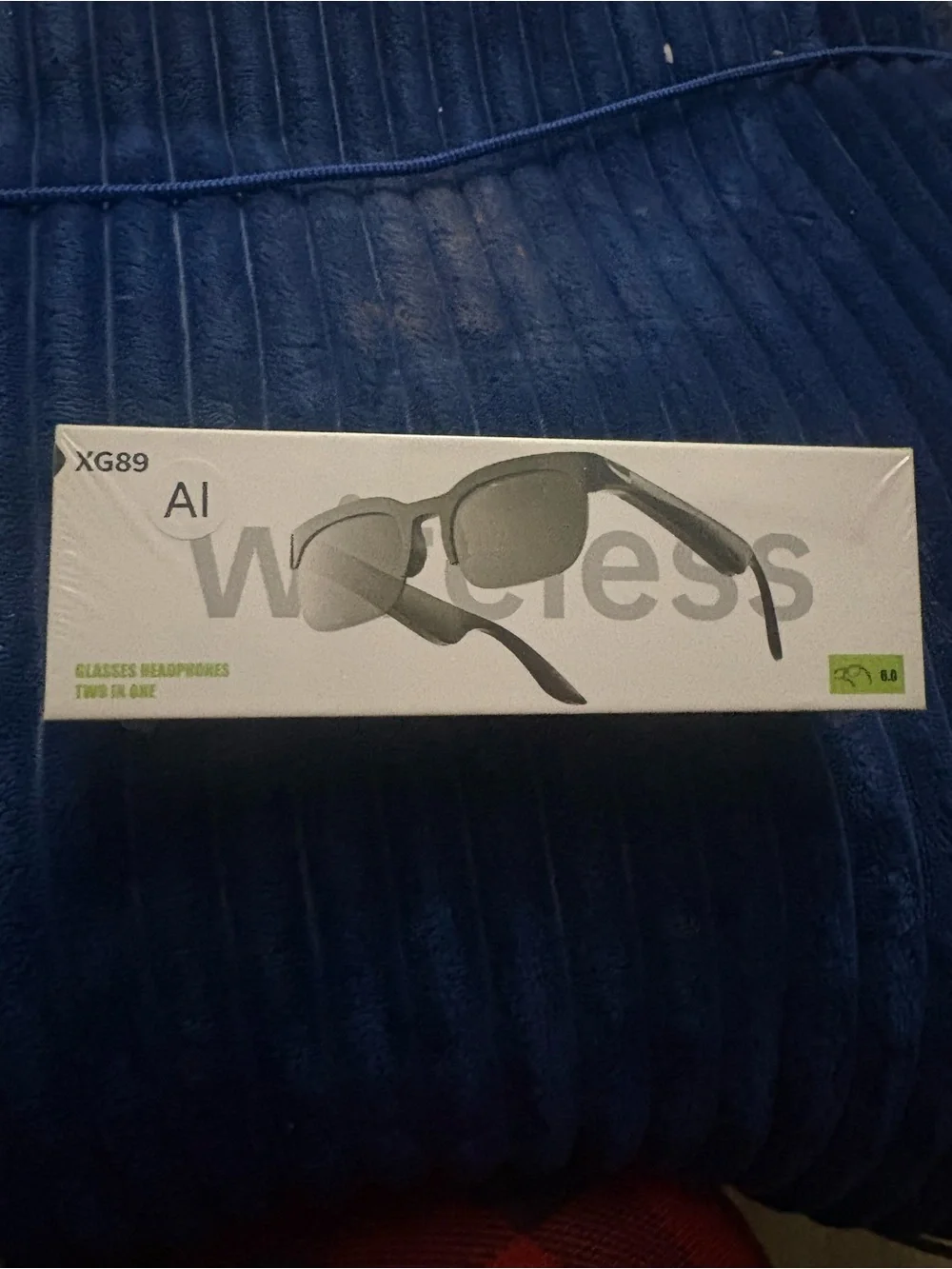 XG89 AI Wireless Bluetooth Sunglasses - Black